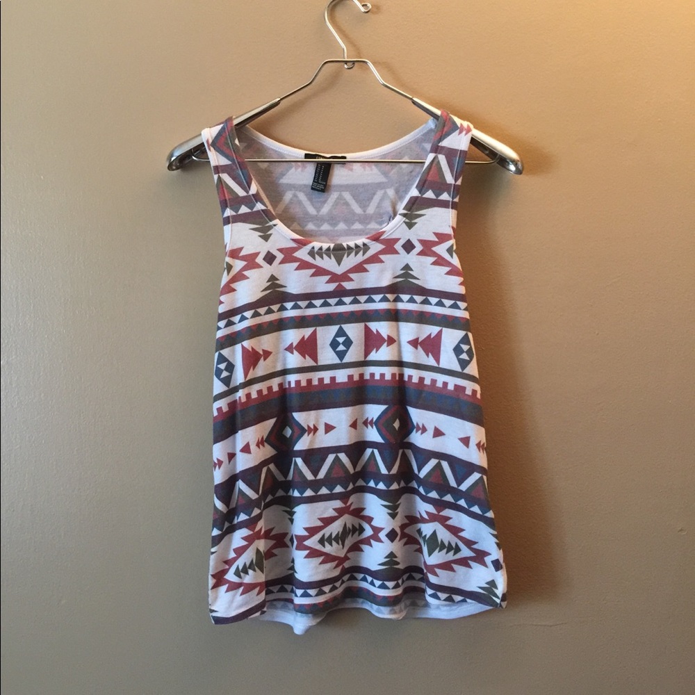 Aztec Design Tank Top